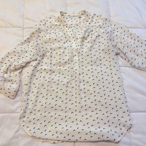 Cropped Sleeve Blouse!